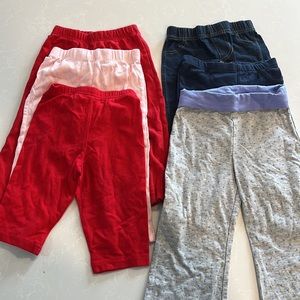 6 pair of leggings size 18 months